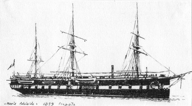 1859 - Fregata 'Maria Adelaide'
